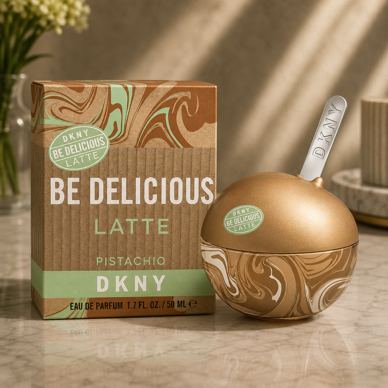 Dkny Be Delicious Latte Pistachio Eau De Parfum 1.7 oz for Women