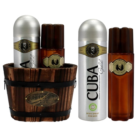 Cuba Gold Gift Set Eau de Cologne 6.7 oz + After Shave 3.3 oz for Men