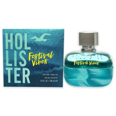 Hollister Festival Vibes Eau de Toilette 3.4 oz for Men