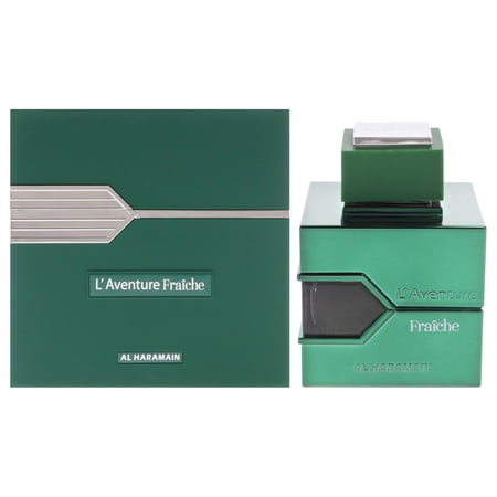 Al Haramain L'Aventure Fraiche Eau de Parfum 3.33 oz for Men Green