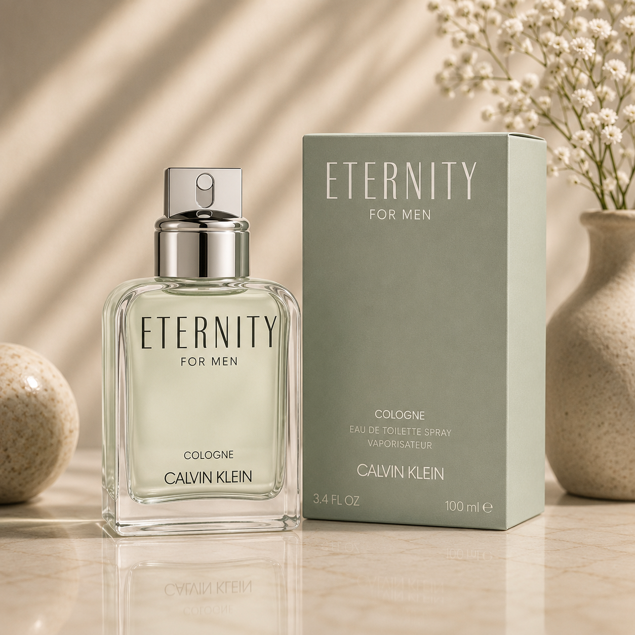 Eternity Cologne Eau De Toilette 3.3 oz for Men