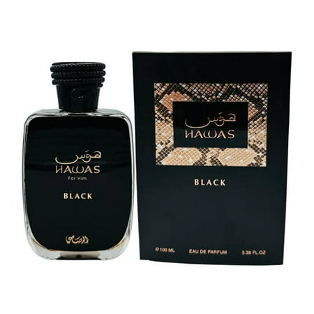 Rasasi Hawas Black Eau de Parfum 3.38 oz for Men