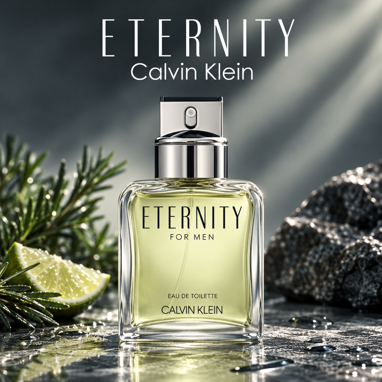 Calvin Klein Eternity Eau de Toilette 3.4 oz for Men