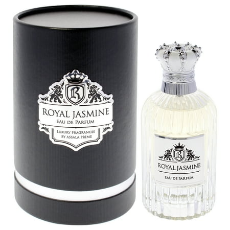 Assala Prime Royal Jasmine Eau de Toilette 3.3 oz Gift Set Includes: Perfume, Body Lotion, Shower Gel for Women