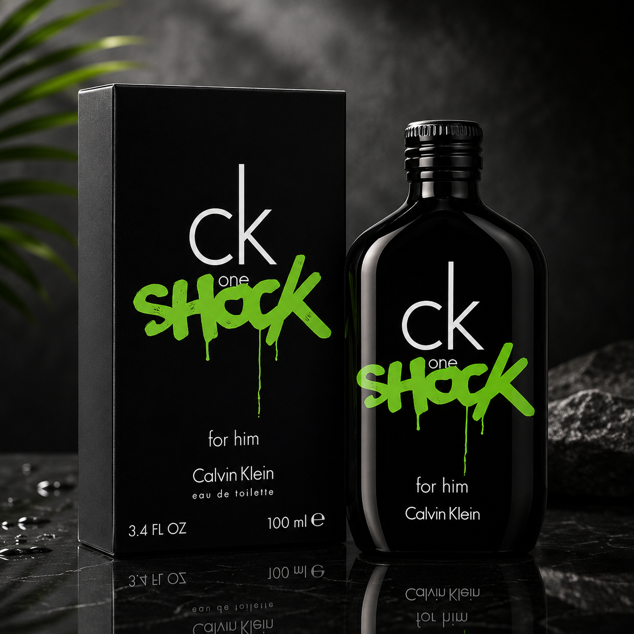 Calvin Klein Shock Eau de Toilette 3.4 oz for Men