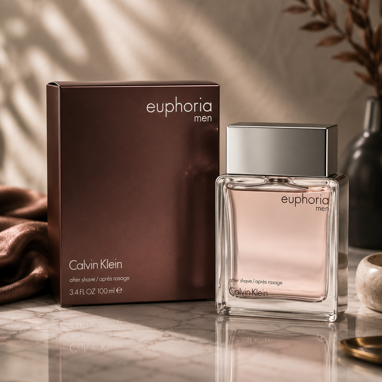 Calvin Klein Euphoria Eau de Toilette Spray 3.3 oz for Men Aftershave Style