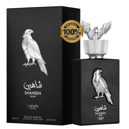 Lattafa Pride Shaheen Silver Eau de Parfufor Men 3.4 oz for Men