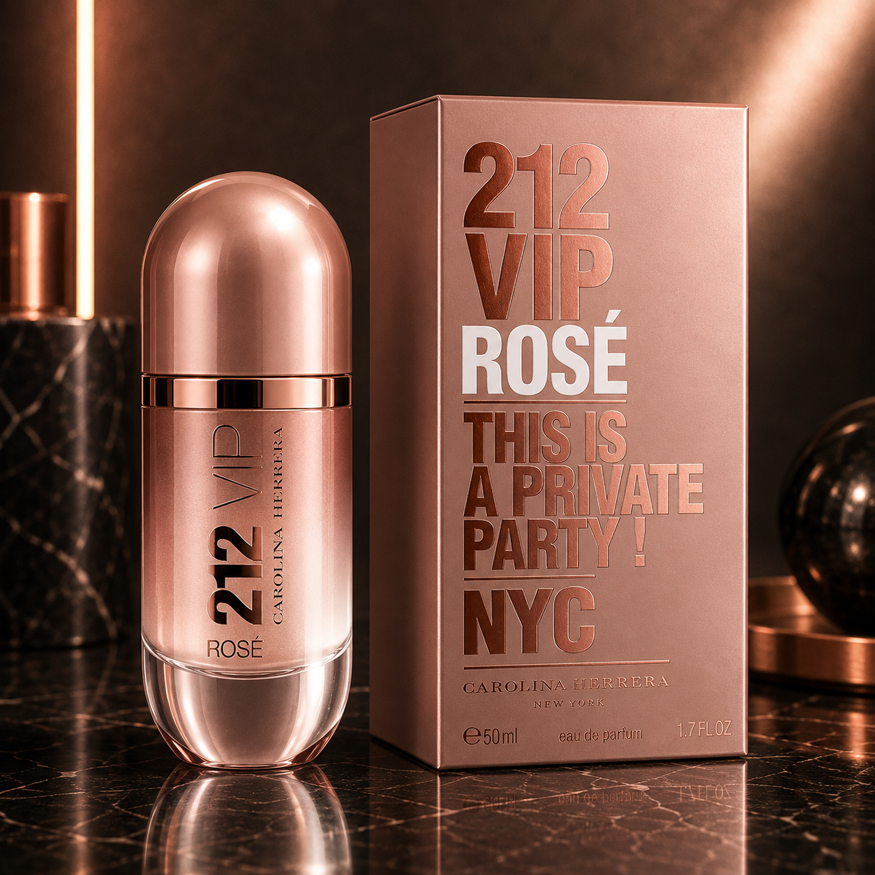 Carolina Herrera 212 VIP Rose (Eau de Parfum 1.7 oz) for Women