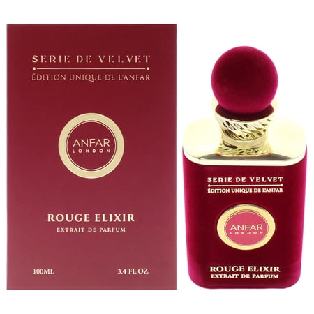 Anfar London Velvet Rouge Elixir Extrait Parfum Eau de Parfum 3.3 oz for Women