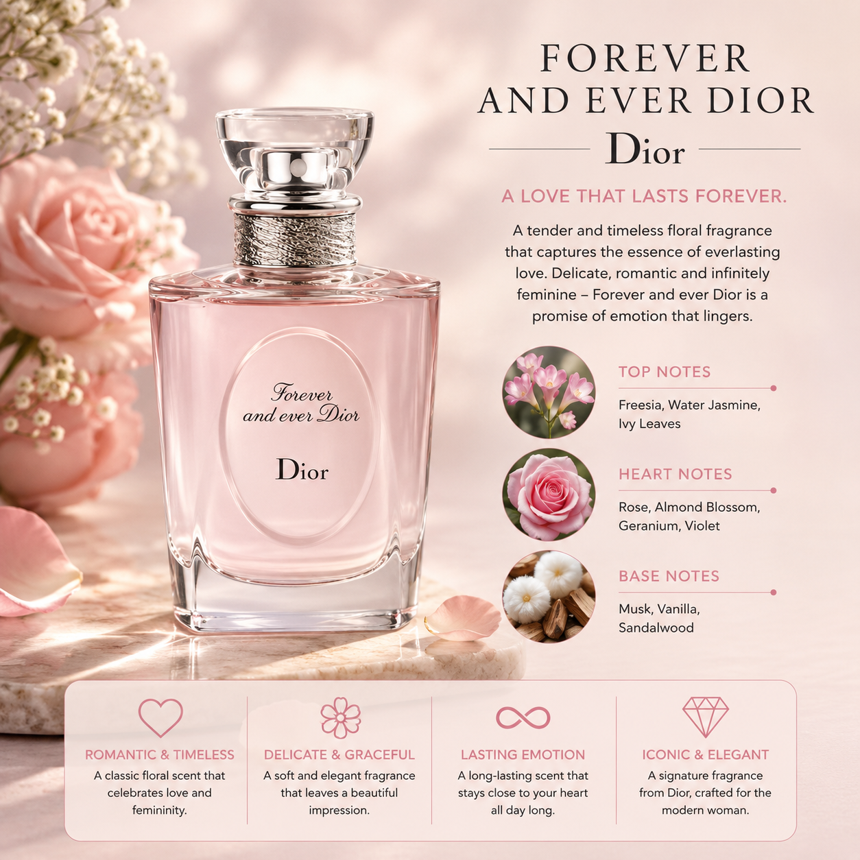 Christian Dior Forever And Ever 100 ML Eau De Toilette Spray For Women