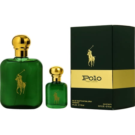 Ralph Lauren Polo Eau de Toilette 4.0 oz for Men Gift Set Includes: After Shave 2.5 oz, Shower Gel 2.5 oz