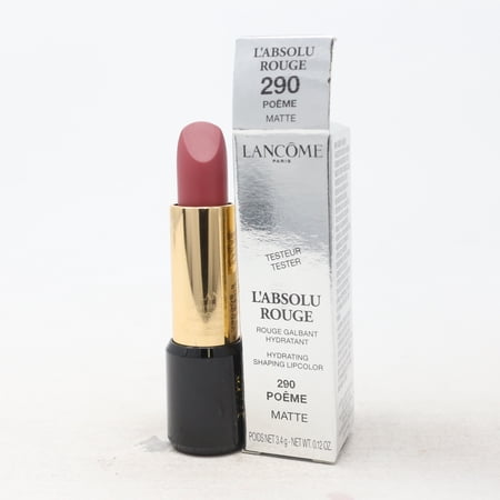 Lancome L'absolu Rouge Hydrating Shaping Lipcolor Matte #290 0.12 oz tester