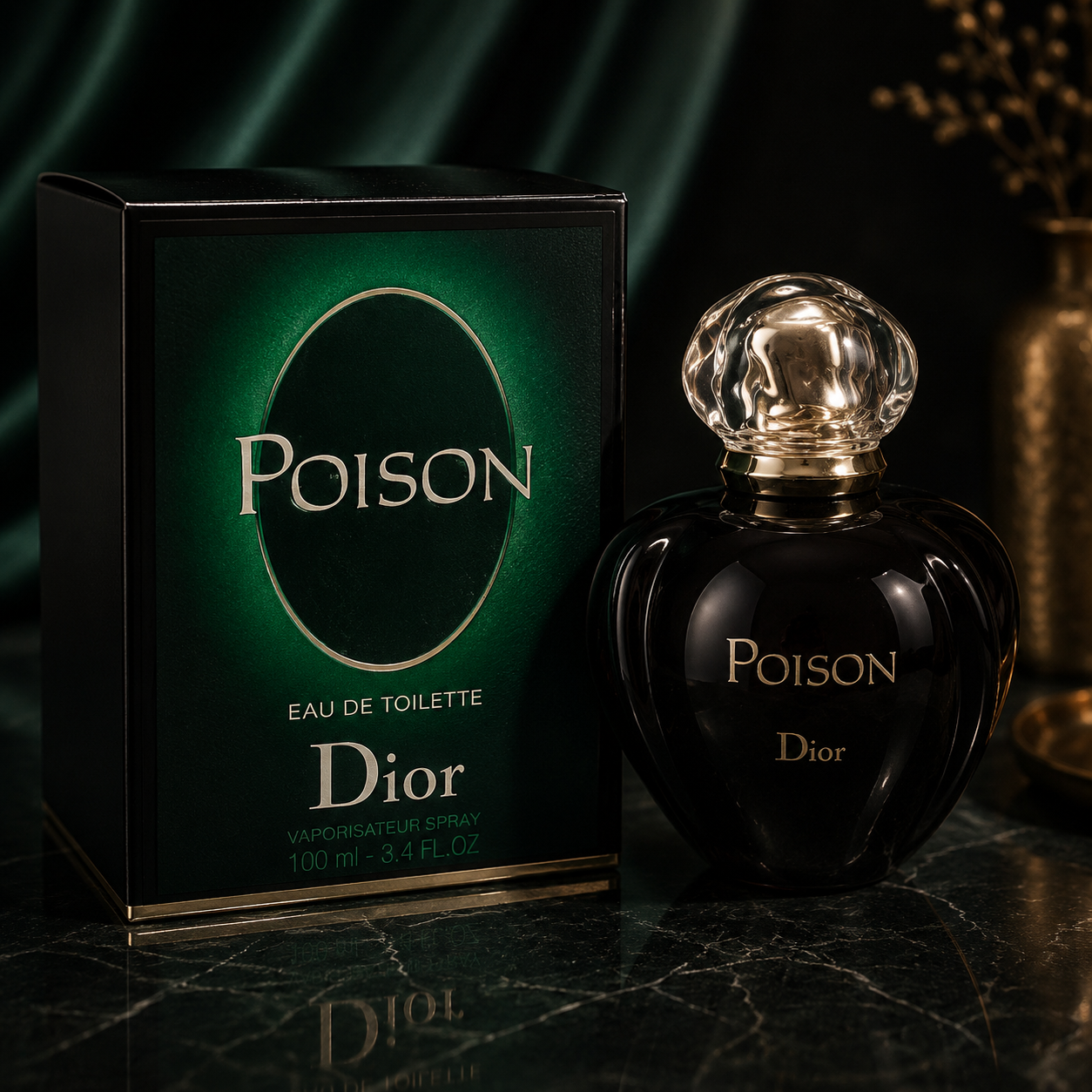 Dior Poison Christian Eau de Toilette 3.3 oz for Women