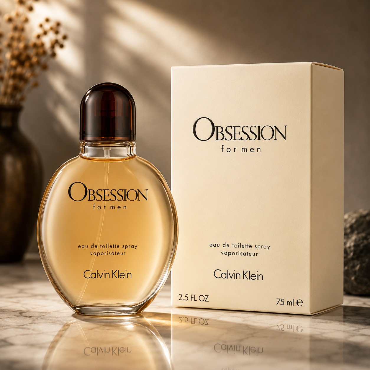 Calvin Klein Obsession Eau de Toilette 2.5 oz for Men