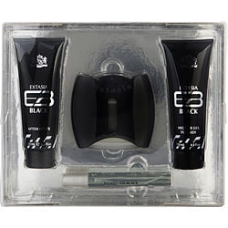 Prestige Extasia Black Gift Set Eau de Toilette 3.3 oz, Shower Gel 4.3 oz, AS 4.3 oz, Eau de Toilette 15ml for Women