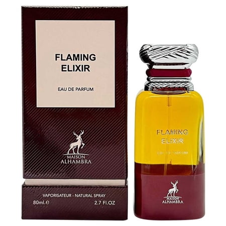 Lattafa Maison Alhambra Flaming Elixir Eau De Parfum 2.7 oz for Unisex