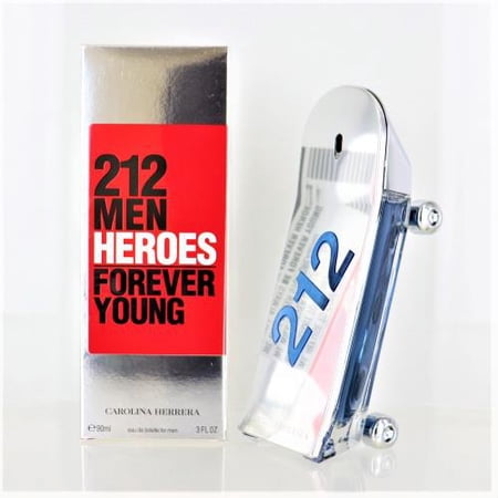 Carolina Herrera 212 Men Heroes Forever Young Eau de Toilette Spray 3.0 oz for Men