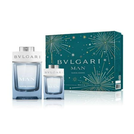 Bvlgari Man Glacial Essence 2 pc. Set 3.4 oz Eau de Parfum + 15 ml Eau de Parfum for Men