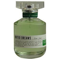 Benetton Live Free Eau De Toilette 2.7 oz tester for Women