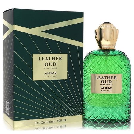 Anfar Leather Oud Eau de Parfum 3.4 oz for Men