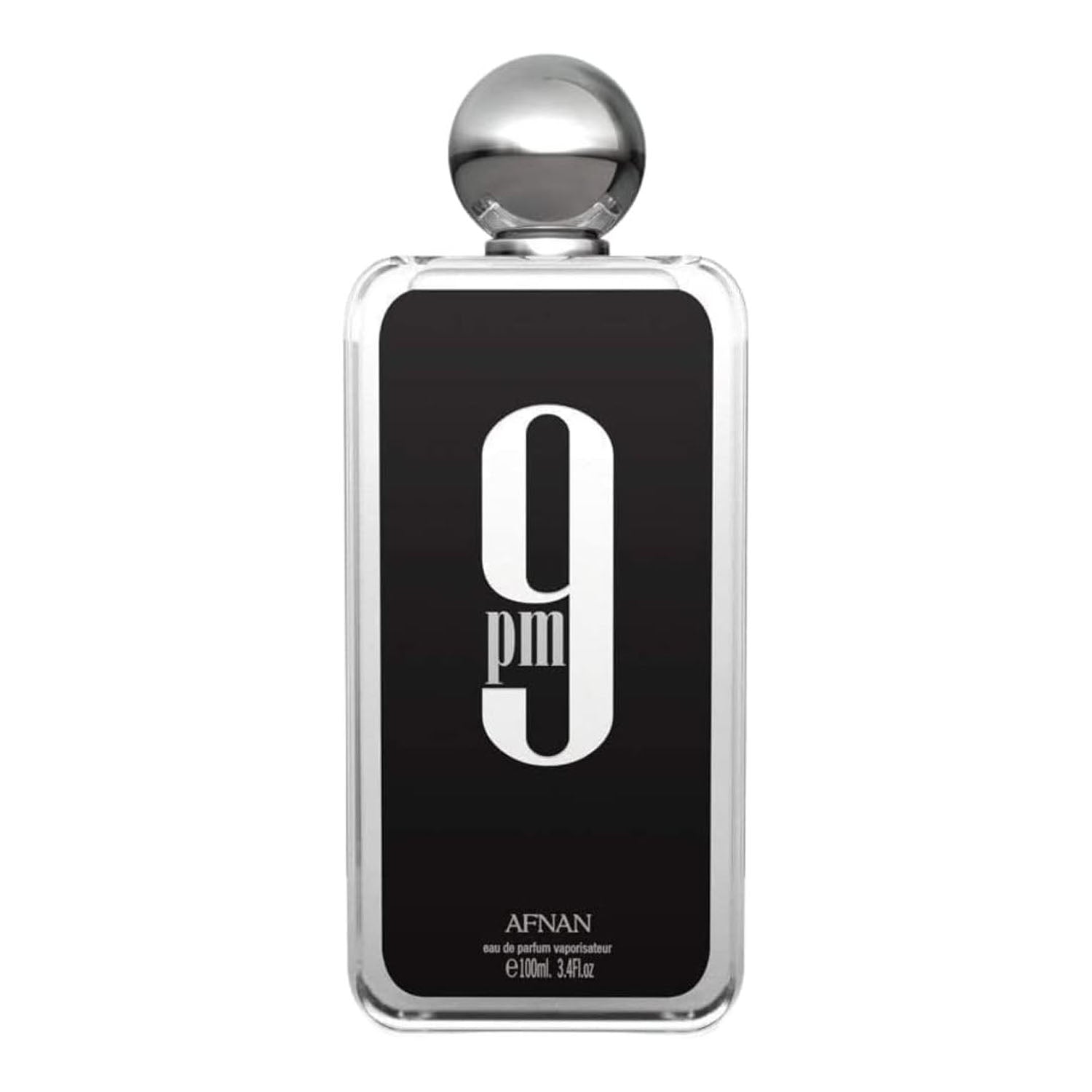 Afnan 9 PM Eau de Parfum Spray 100 ml for Men (Black Box)