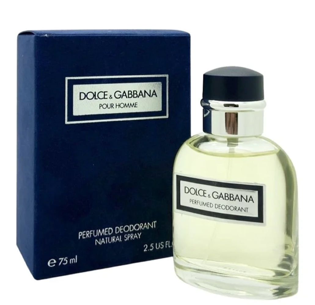Dolce & Gabbana 75ml Pour Homme Perfumed Deodorant Spray For Men