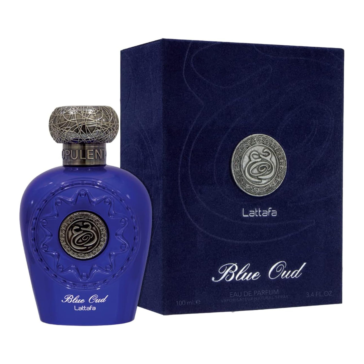 Lattafa Blue Oud Eau De Parfum 3.4 oz for Unisex