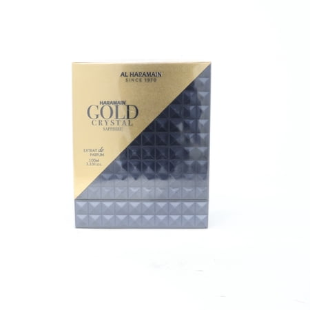 Al Haramain Gold Crystal Sapphire Eau de Parfum 3.33 oz for Unisex