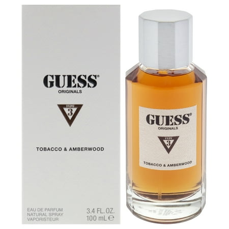Guess Originals Type 3 Tobacco Amberwood Eau de Parfum 3.4 oz for Men