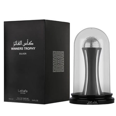 Lattafa Pride Winners Trophy Silver Eau De Parfum 3.4 oz for Unisex