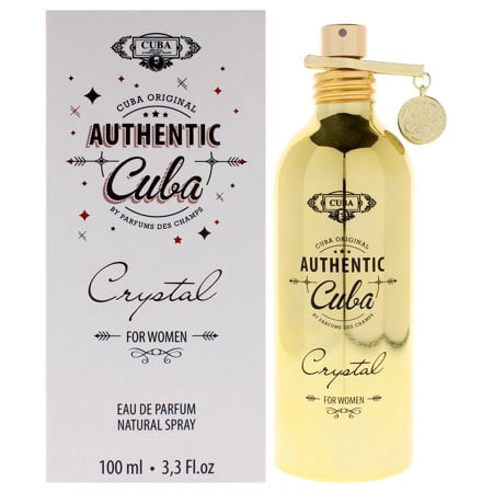 Cuba Authentic Crystal Eau de Parfum 3.3 oz for Women