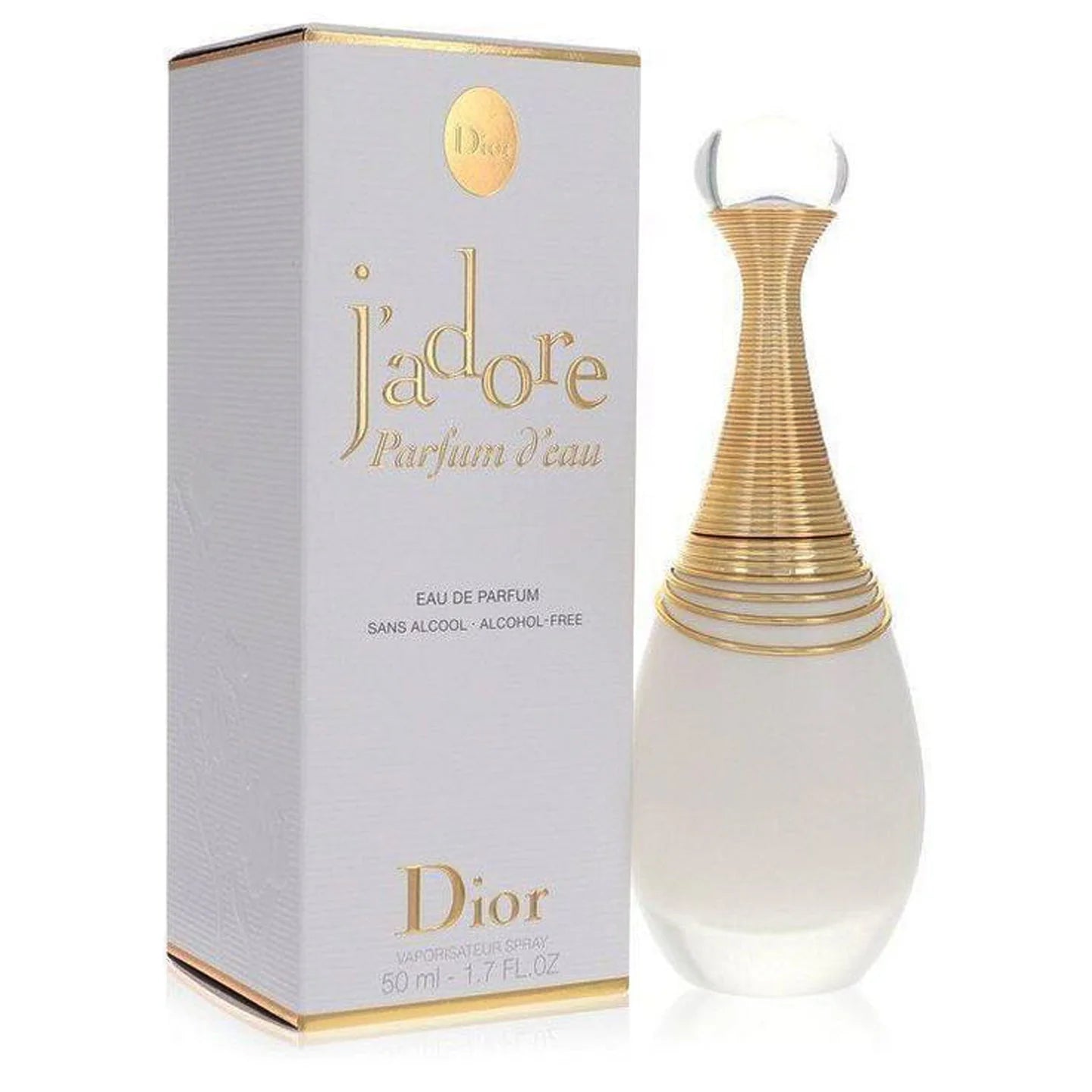 Christian Dior J'adore D'eau Eau De Parfum 1.7 oz  Alcohol Free for Women