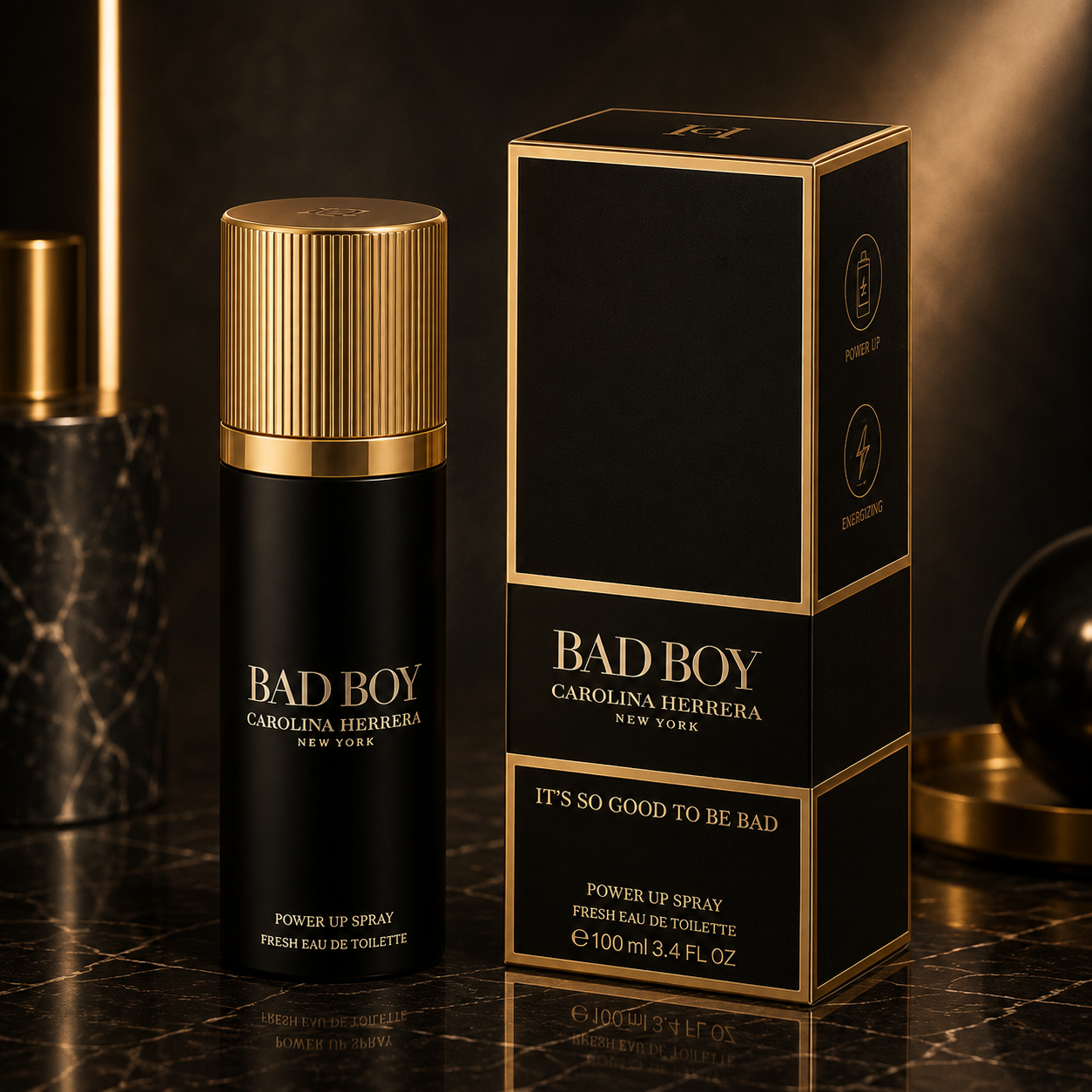 Carolina Herrera Bad Boy Power Up Body (Eau de Toilette 3.4 oz) for Men