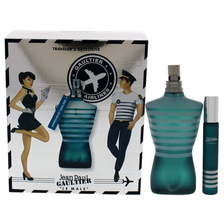 Jean Paul Gaultier Le Male Eau de Toilette 4.2 oz for Men 2pc Set Travel Exclusive