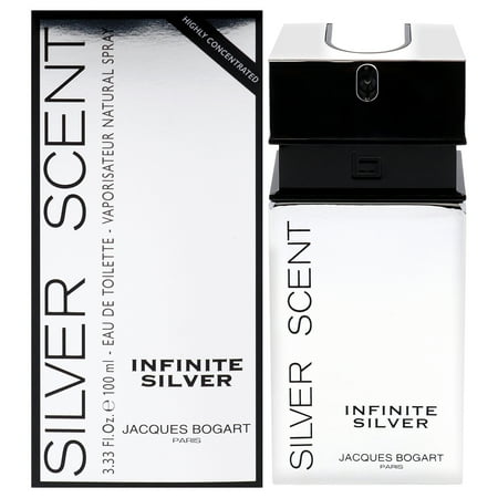 Jacques Bogart Silver Scent Infinite Eau de Toilette 3.3 oz for Men