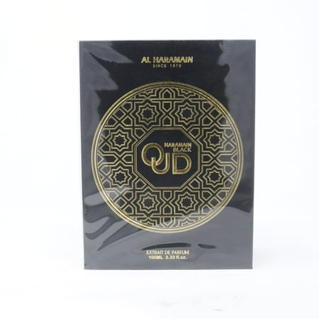Al Haramain Black Oud Eau de Parfum 3.33 oz for Unisex