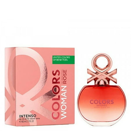 Benetton Colors De Benetton Rose Intenso Eau De Parfum 2.7 oz tester for Women