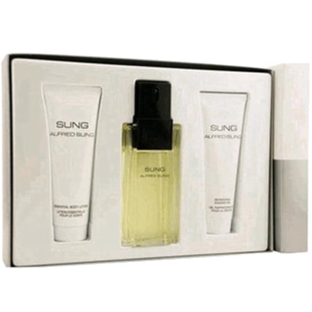 Sung B3pc Set Eau de Parfum 3.4 oz Includes 2.5 oz Shower Gel, Body Lotion for Women