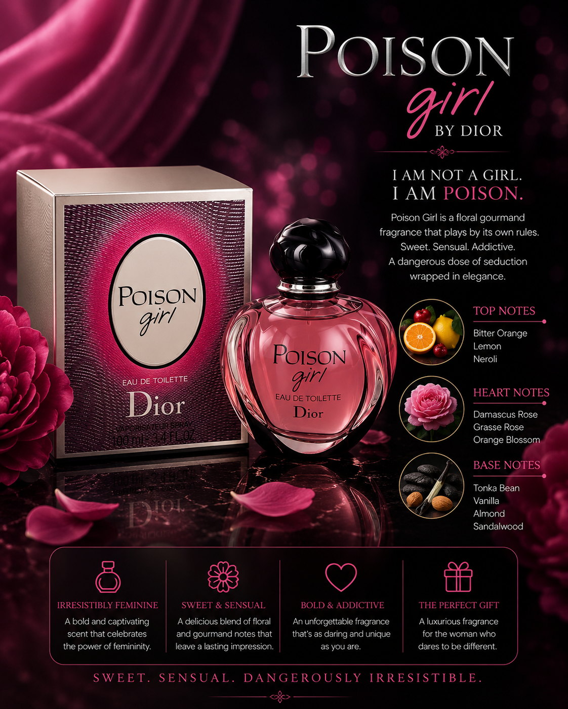 Dior Poison Girl Eau de Toilette 3.3 oz for Women