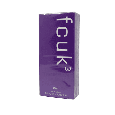 Fcuk 3 Eau de Toilette 3.4 oz for Women