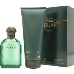Jaguar Green 2pc Set 3.4 oz Eau de Toilette for Men 3.4 oz Eau de Toilette, 6.76 oz Bath & Shower Gel