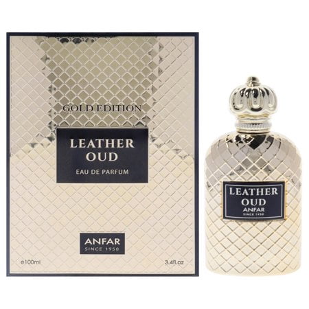 Anfar Leather Oud Gold Edition Eau de Parfum 3.4 oz for Men