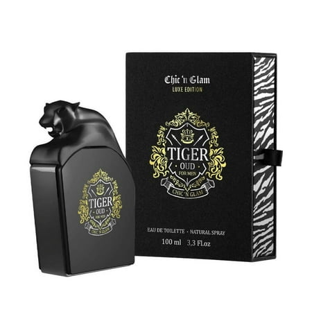 Chic 'N Glam Tiger Oud Luxe Edition Eau De Toilette 3.3 oz for Men