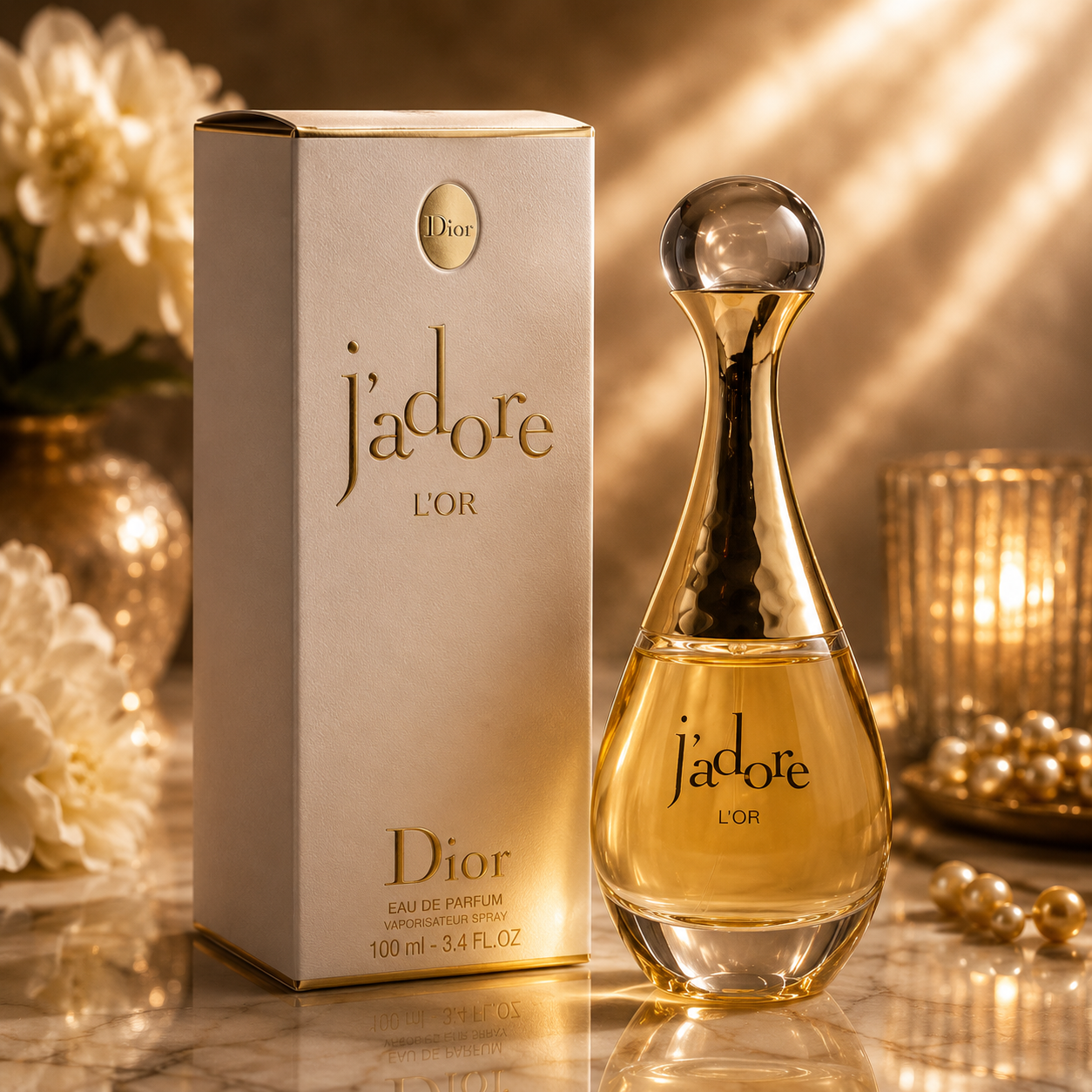 Dior J'adore L'or Essence De Parfum 1.7 oz Tst