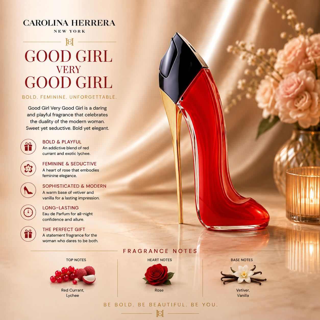 Carolina Herrera Very Good Girl (Eau de Parfum 2.7 oz) for Women