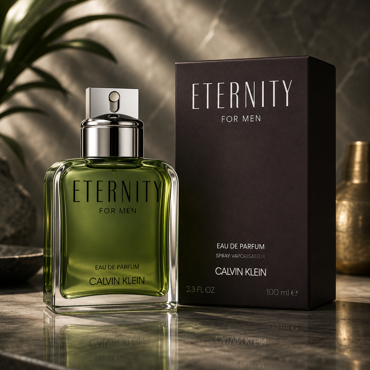 Calvin Klein Eternity Eau De Parfum 3.4 oz for Men