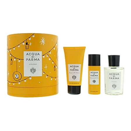 Acqua Di Parma Colonia Eau De Cologne 3.4 oz 3pc Hb Set 2.5 oz Bsg + 1.7 oz Deo for Unisex
