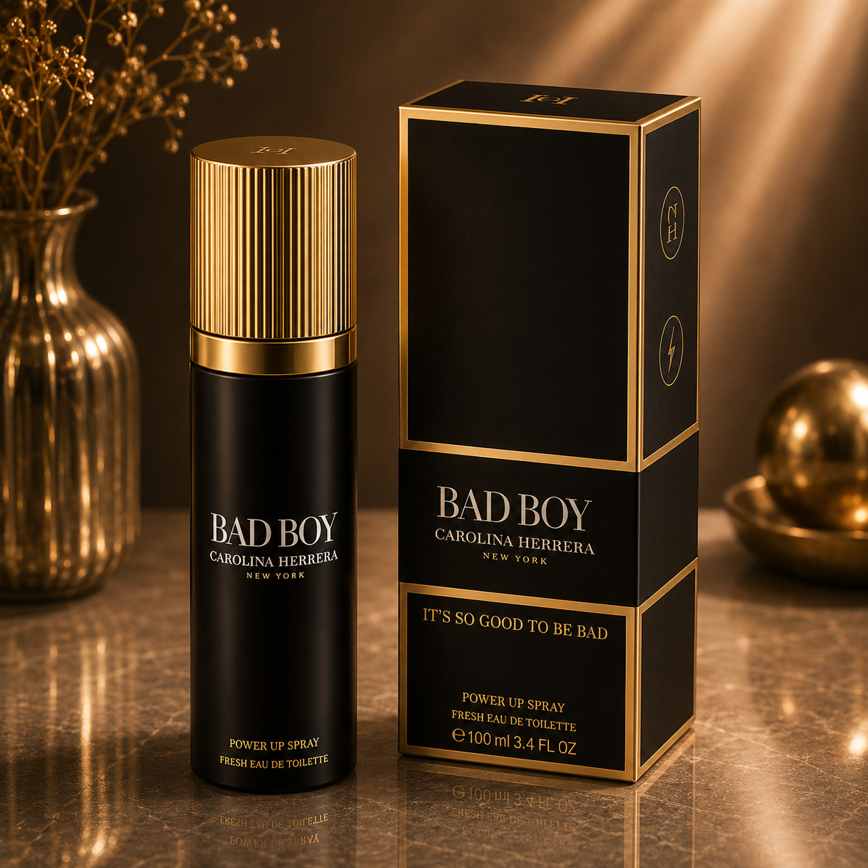 Carolina Herrera Bad Boy Eau de Toilette (Power Up Spray) 100 ml for Men