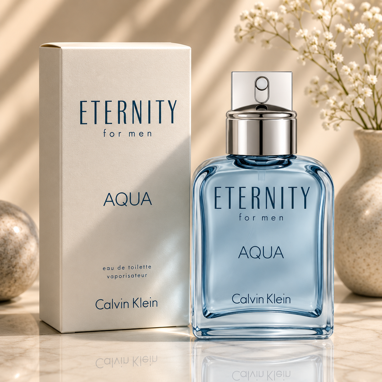 Eternity Aqua (Eau De Toilette 3.4 oz For Spray) for Men