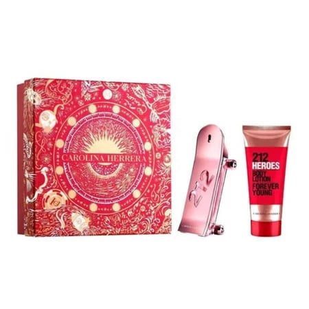 Carolina Herrera 212 Heroes Eau De Parfum 2.7 oz 2 Pc Set Includes 3.4 oz Bl for Women